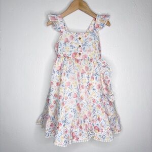 Tommy Bahama Floral Ruffle Dress Size 3T NWOT